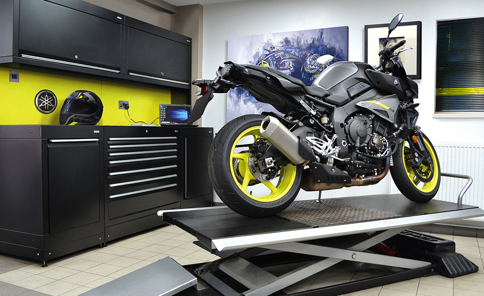 Dura workshop cabinets for Yamaha motorcycle owner