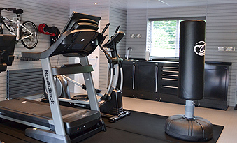 Space to exercise at home